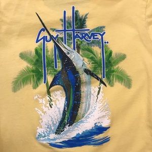Guy Harvey boys yellow t shirt. Size S.